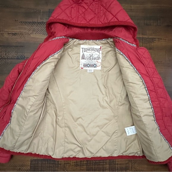 TW Revenue Weenie Girls Embroidered Bear Quilted Jacket Size 160 US 14 - Picture 6 of 7